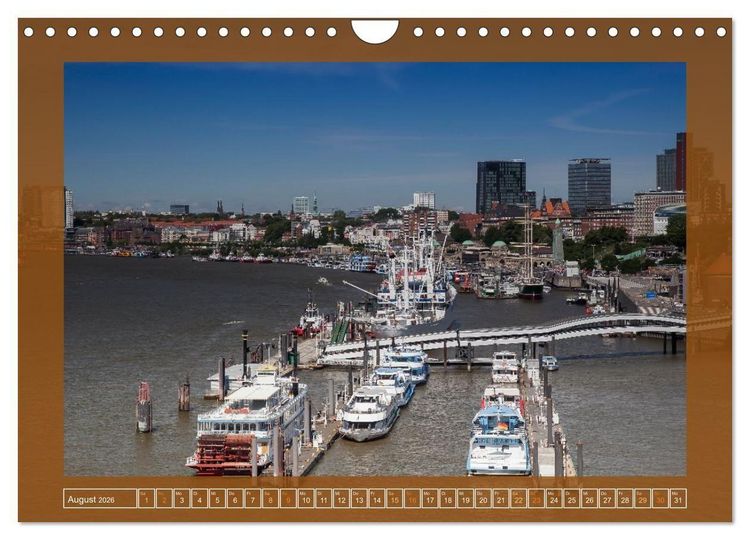 Produktbild: Hamburg, die Weltstadt im Norden von Deutschland (Wandkalender 2026 DIN A4 quer), CALVENDO Monatskalender