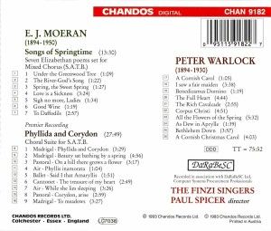 Produktbild: Finzi Singers, T: Songs