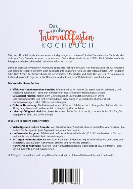 Produktbild: Das gro&szlig;e Intervallfasten Kochbuch