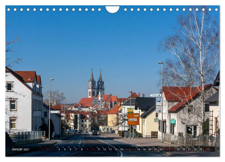 Produktbild: Unterwegs in Oschatz (Wandkalender 2027 DIN A4 quer), CALVENDO Monatskalender