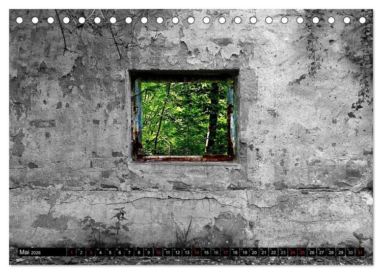 Produktbild: Illusionen in Texturen, Fotokunst (Tischkalender 2026 DIN A5 quer), CALVENDO Monatskalender