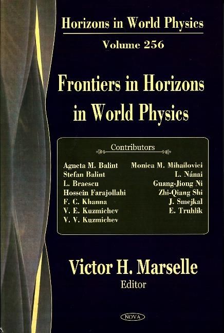 Produktbild: Frontiers in Horizons in World Physics