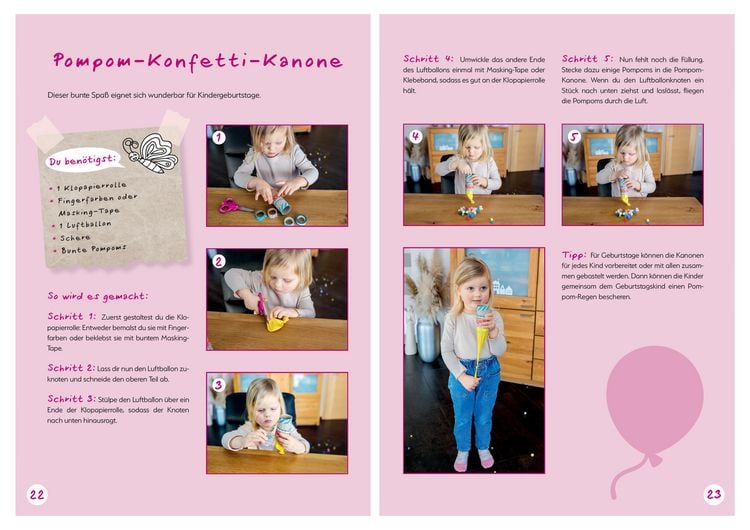 Produktbild: Spiele basteln mit den Kleinsten. 25 einfache Bastelprojekte mit Haushaltsmaterialien f&uuml;r Kinder ab 3 Jahren