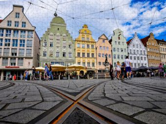 Produktbild: CALVENDO Puzzle Moritzplatz | 1000 Teile Lege-Gr&ouml;&szlig;e 64x48cm Foto-Puzzle f&uuml;r gl&uuml;ckliche Stunden