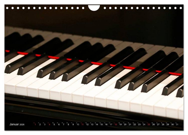 Produktbild: Die Welt der Musikinstrumente (Wandkalender 2026 DIN A4 quer), CALVENDO Monatskalender