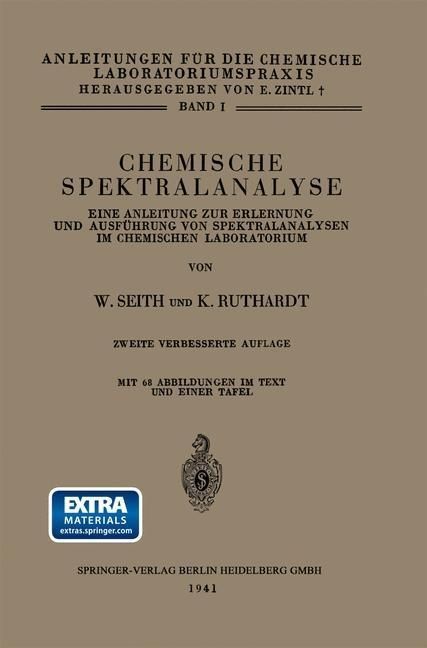 Produktbild: Chemische Spektralanalyse
