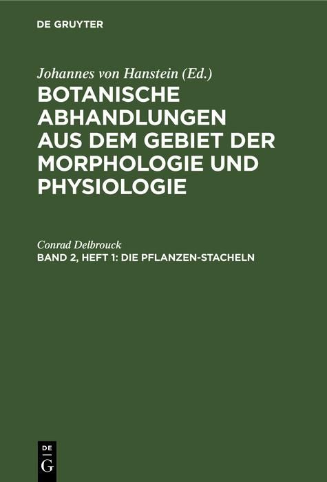 Produktbild: Die Pflanzen-Stacheln