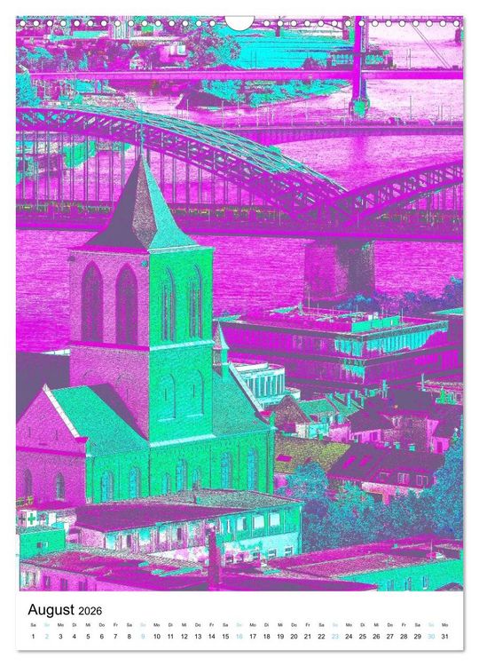 Produktbild: K&ouml;ln "in Hochform" (Wandkalender 2026 DIN A3 hoch), CALVENDO Monatskalender