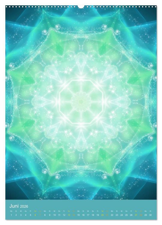 Produktbild: Lichtvolle Mandalas (Wandkalender 2026 DIN A2 hoch), CALVENDO Monatskalender