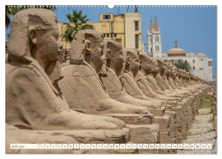 Produktbild: Pharaonisches &Auml;gypten (Wandkalender 2026 DIN A2 quer), CALVENDO Monatskalender