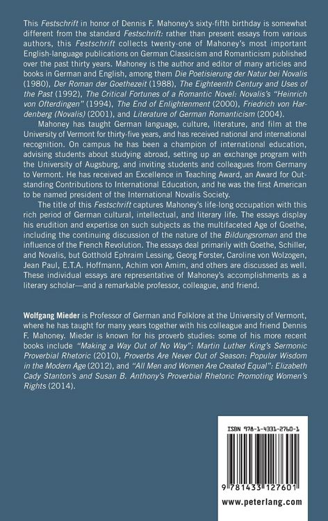 Produktbild: From Goethe to Novalis