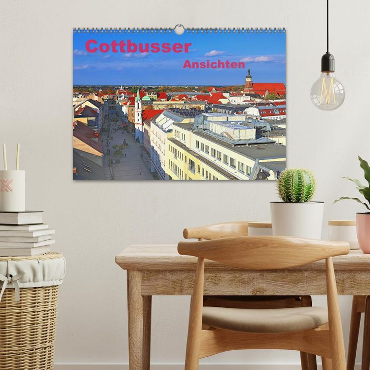 Produktbild: Cottbusser Ansichten (Wandkalender 2026 DIN A3 quer), CALVENDO Monatskalender