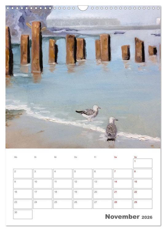 Produktbild: Malerisches Helgoland (Wandkalender 2026 DIN A3 hoch), CALVENDO Monatskalender