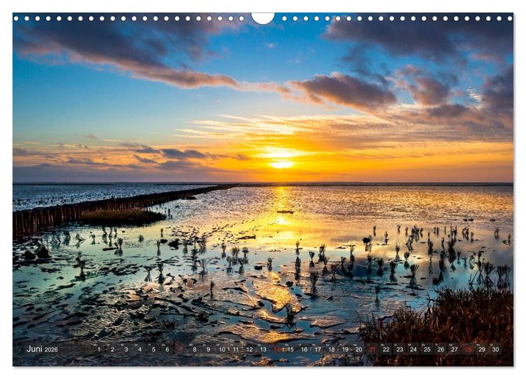 Produktbild: Farbspiele im Licht der Sonne (Wandkalender 2026 DIN A3 quer), CALVENDO Monatskalender