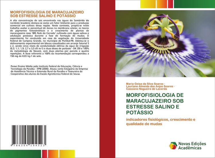 Produktbild: Morfofisiologia De Maracujazeiro Sob Estresse Salino E Pot&aacute;ssio