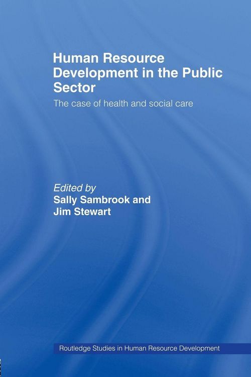 Produktbild: Human Resource Development in the Public Sector