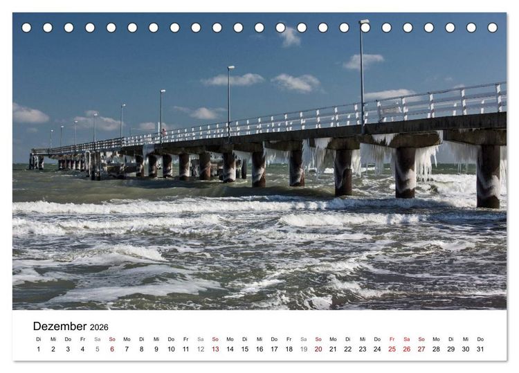 Produktbild: Ostseeheilbad Travem&uuml;nde - L&uuml;becks sch&ouml;nste Tochter (Tischkalender 2026 DIN A5 quer), CALVENDO Monatskalender