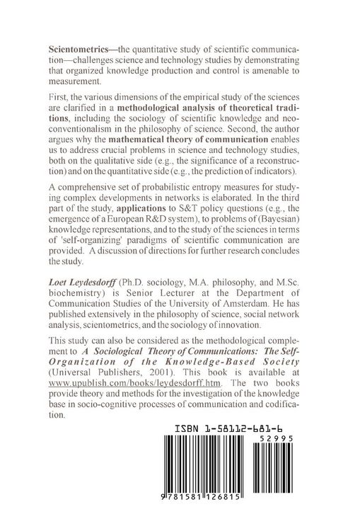 Produktbild: The Challenge of Scientometrics