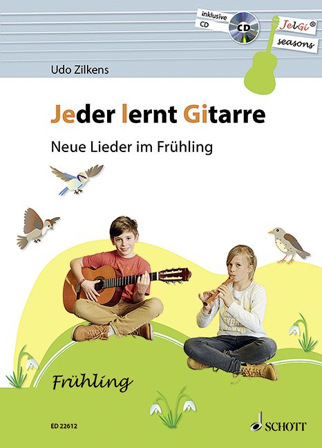 Produktbild: Jeder lernt Gitarre - Neue Lieder im Fr&uuml;hling