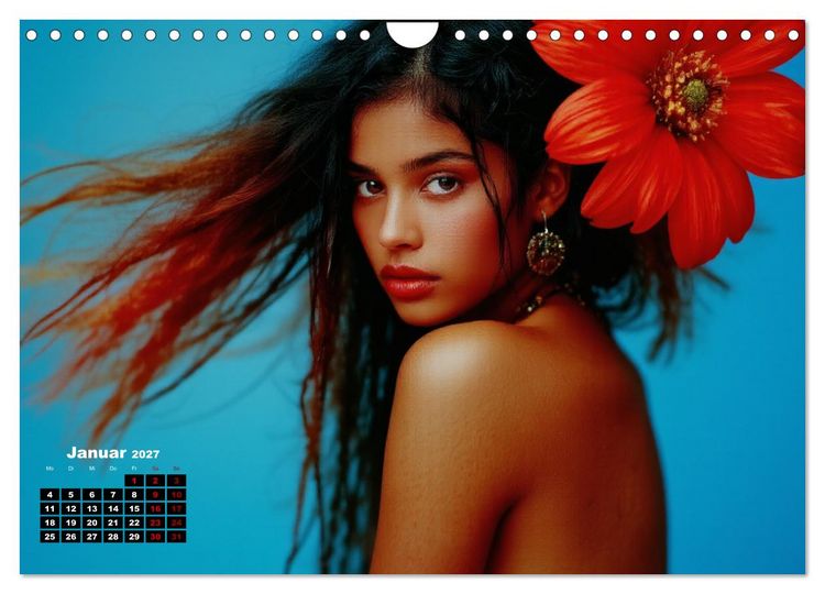 Produktbild: Florale Anmut (Wandkalender 2027 DIN A4 quer), CALVENDO Monatskalender