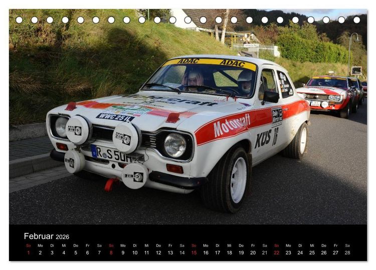 Produktbild: Rallye, K&ouml;ln - Ahrweiler (Tischkalender 2026 DIN A5 quer), CALVENDO Monatskalender