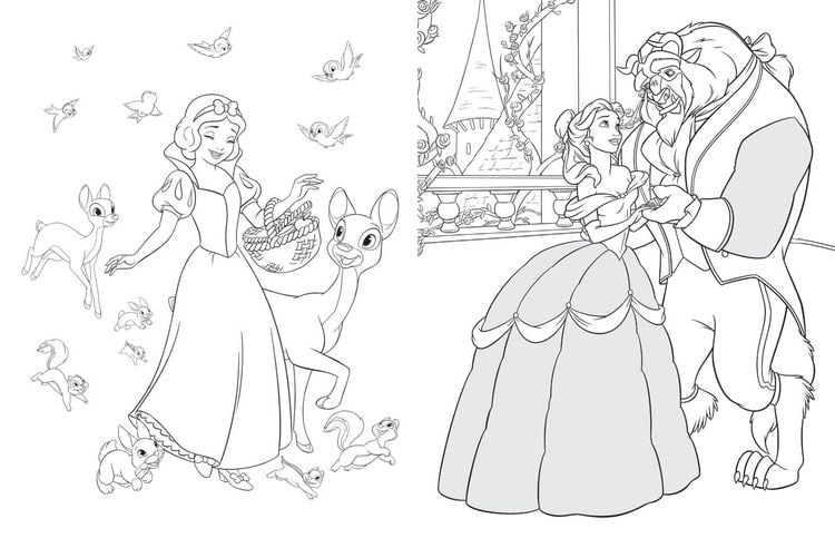 Produktbild: Disney Prinzessin Malspa&szlig; mit Glitzerfolien