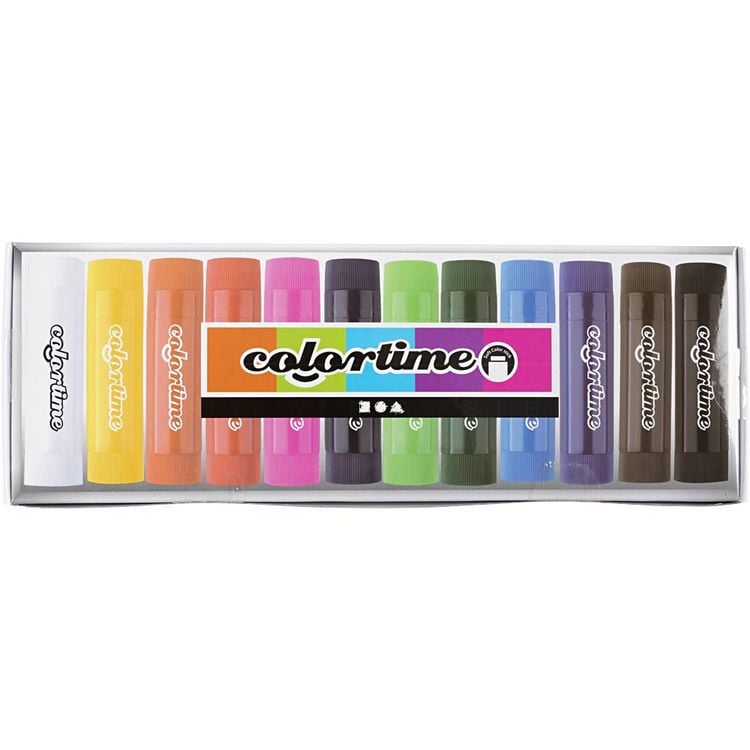 Produktbild: Creativ Company Soft Color Stick, L 8 cm, Sortierte Farben, 12 Stk