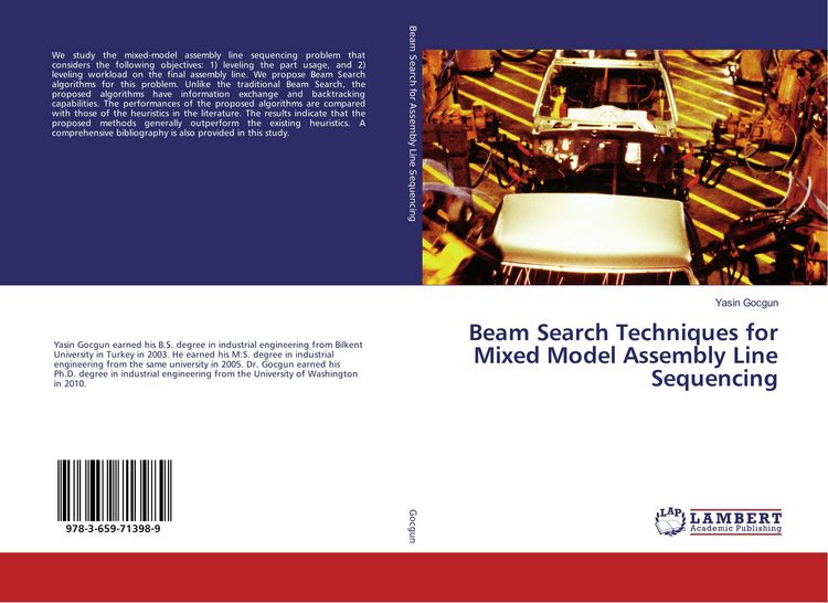 Produktbild: Beam Search Techniques for Mixed Model Assembly Line Sequencing