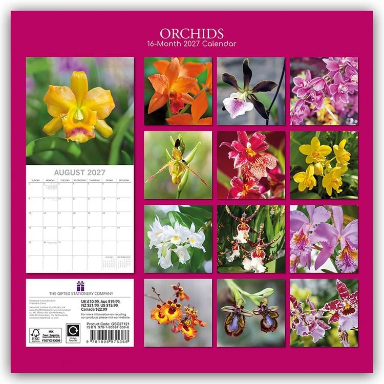 Produktbild: Orchids &ndash; Orchideen 2027 &ndash; 16-Monatskalender