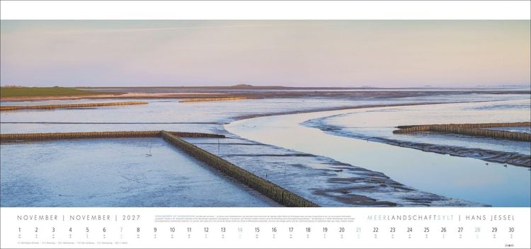 Produktbild: Meerlandschaft SYLT Kalender 2027 - Hans Jessel