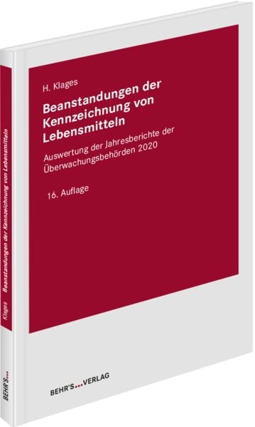 Produktbild: Beanstandungen der Kennzeichnung von Lebensmitteln