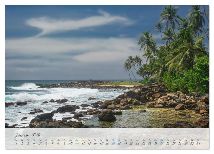Produktbild: Verliebt in Sri Lanka (Wandkalender 2026 DIN A3 quer), CALVENDO Monatskalender