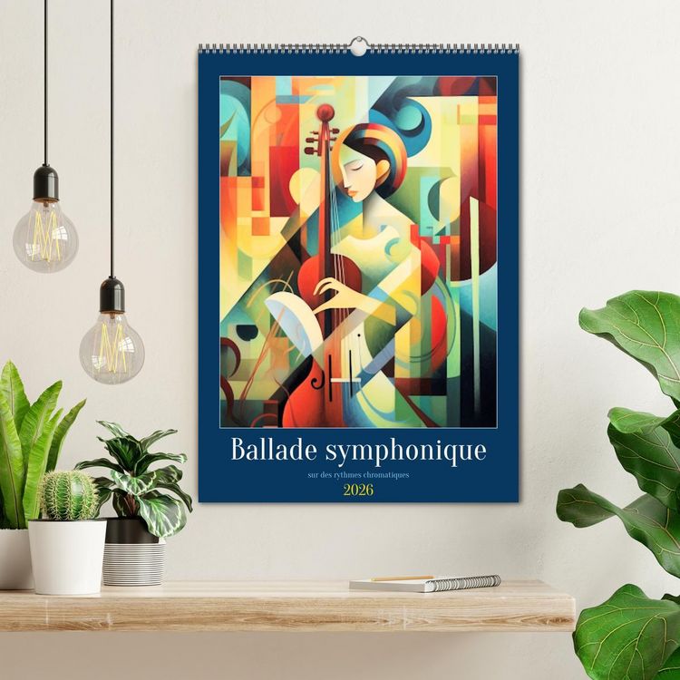 Produktbild: Ballade symphonique (Calendrier mural 2026 DIN A2 horizontal), CALVENDO calendrier mensuel