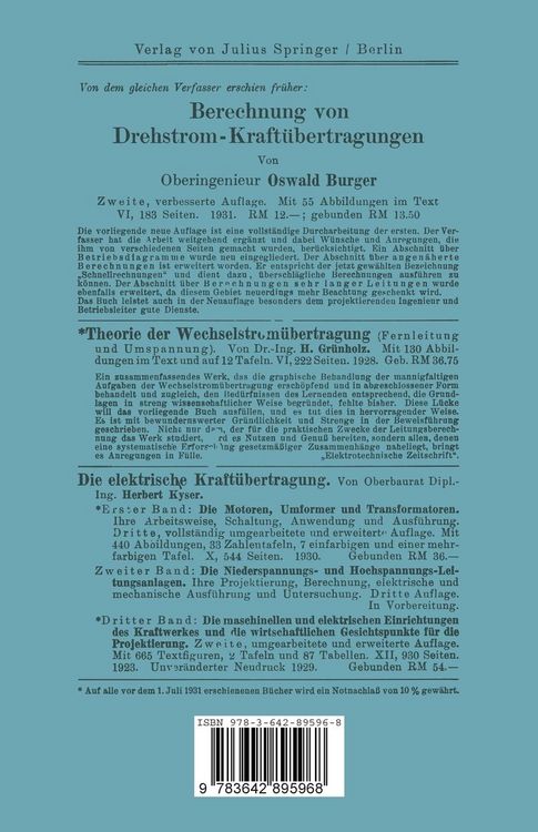 Produktbild: Berechnung von Gleichstrom-Kraft&uuml;bertragungen