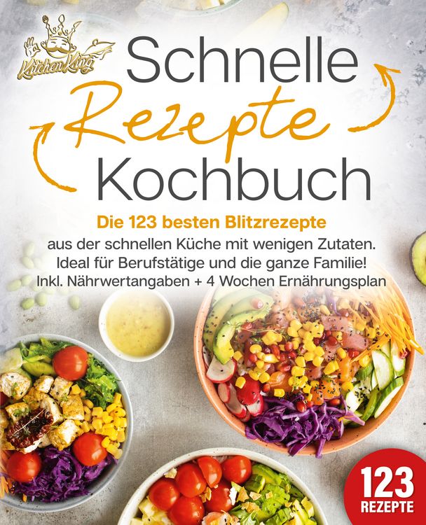 Produktbild: Schnelle Rezepte Kochbuch: Die 123 besten Blitzrezepte aus der schnellen K&uuml;che m