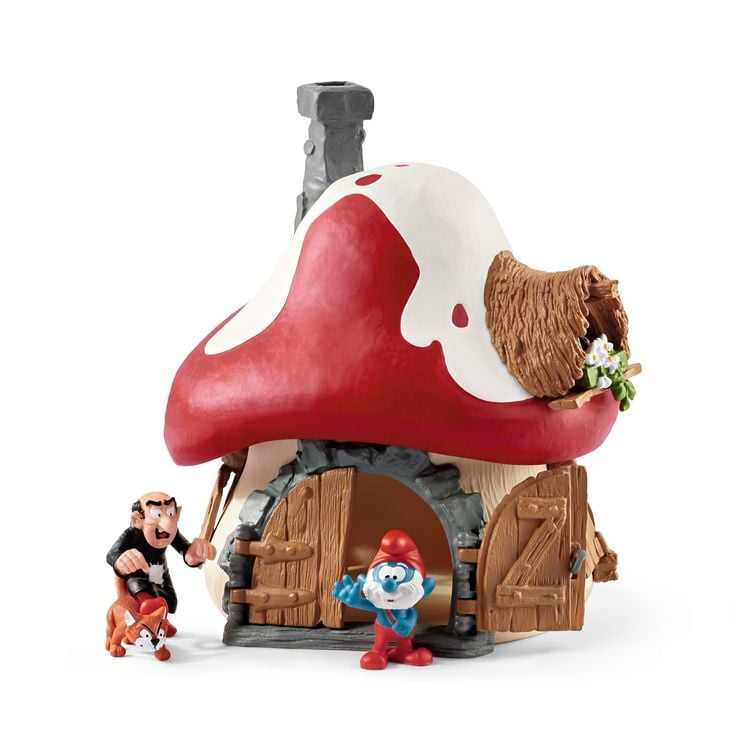 Produktbild: schleich&reg; 20803 Schlumpf Haus mit 2 Figuren