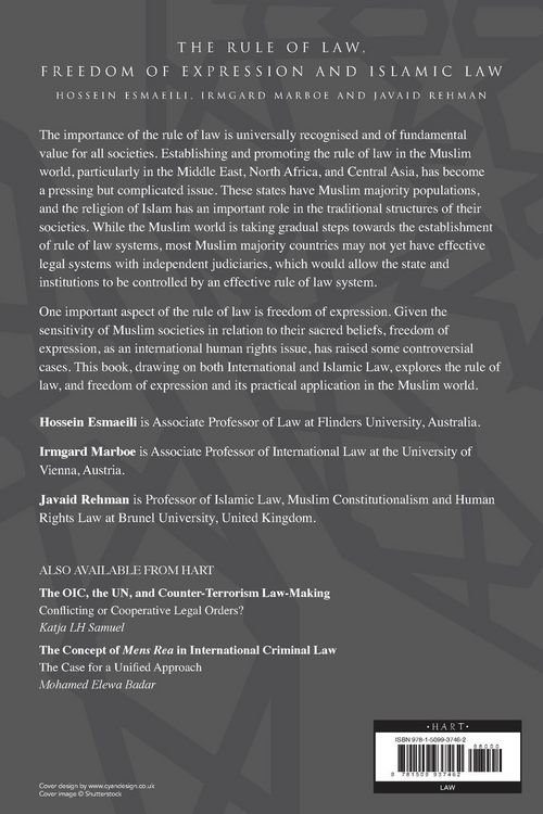Produktbild: The Rule of Law, Freedom of Expression and Islamic Law