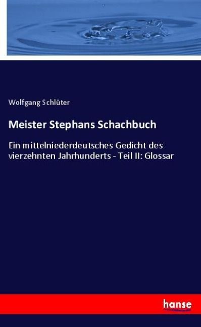 Produktbild: Meister Stephans Schachbuch