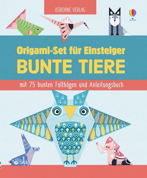 Produktbild: Origami-Set für Einsteiger: Bunte Tiere