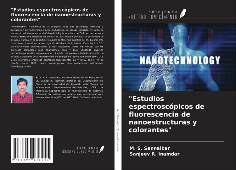 Produktbild: "Estudios espectrosc&oacute;picos de fluorescencia de nanoestructuras y colorantes"