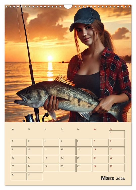 Produktbild: Fiktive Momente am Meer (Wandkalender 2026 DIN A3 hoch), CALVENDO Monatskalender