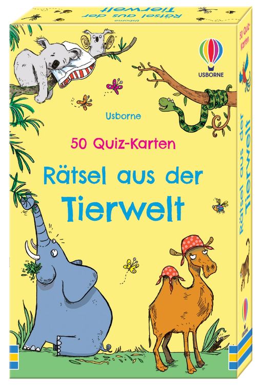 Produktbild: 50 Quiz-Karten: R&auml;tsel aus der Tierwelt