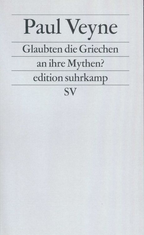 Produktbild: Glaubten die Griechen an ihre Mythen?