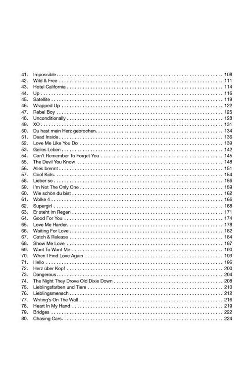 Produktbild: Hitbook Update- 80 Charthits f&uuml;r Gitarre