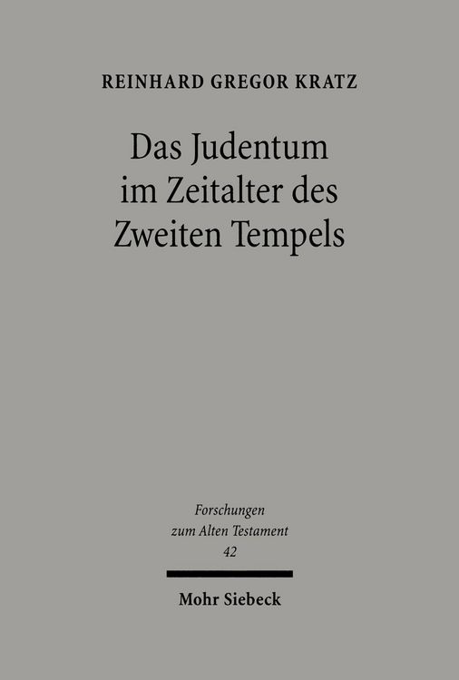 Produktbild: Das Judentum im Zeitalter des Zweiten Tempels