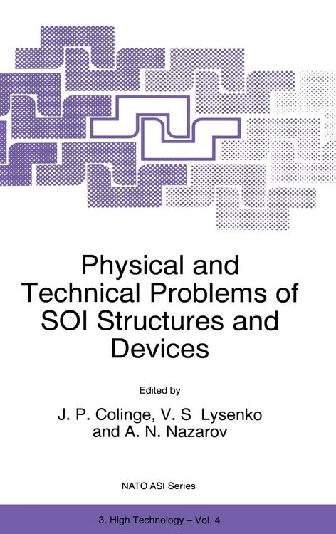 Produktbild: Physical and Technical Problems of Soi Structures and Devices