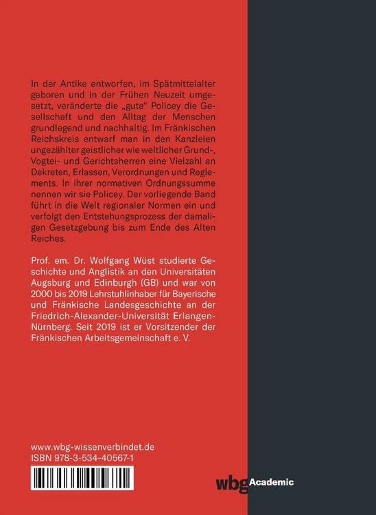 Produktbild: Frankens Policey