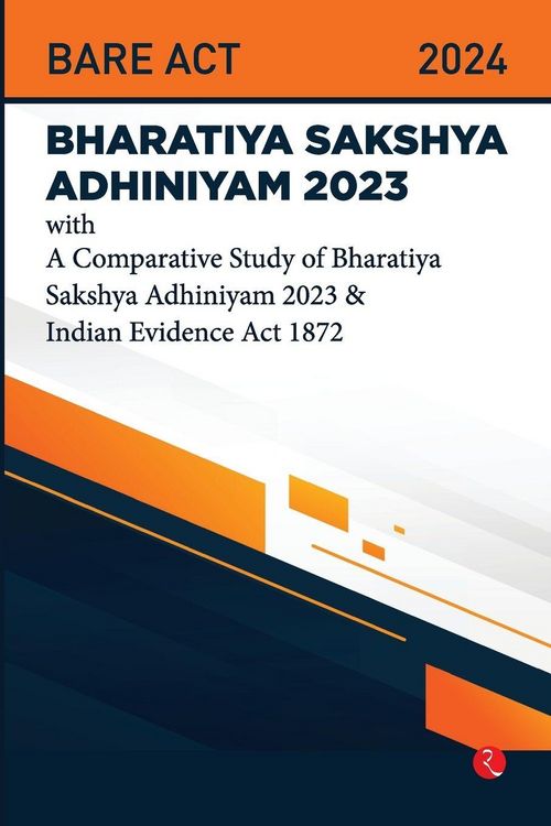 Produktbild: Bhartiya Sakshya Adhiniyam 2023 With a Comparative Study of Bharatiya Sakshya Adhiniyam 2023 & Indian Evidence Act 1872