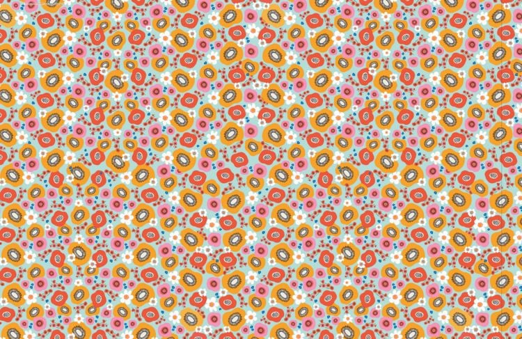 Produktbild: Mit Liebe verpackt &ndash; 10 Geschenkpapierbogen im Blumen-Design