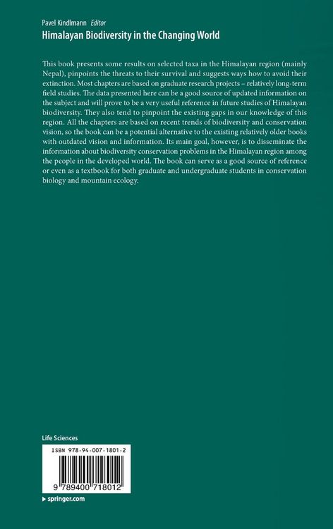 Produktbild: Himalayan Biodiversity in the Changing World